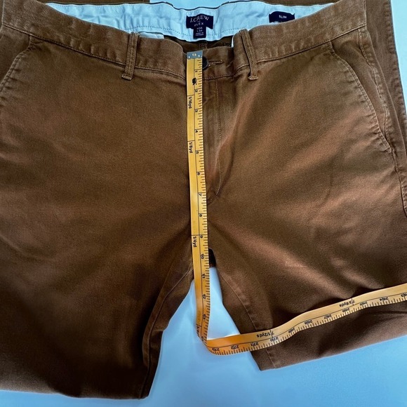 J.Crew Tan Flex Slim Fit Khaki Pants- 36x34 - Picture 6 of 7
